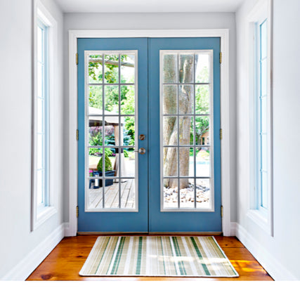 Interior & Exterior DoorsBlue interior door of a home